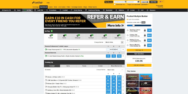 Betfair športová tv