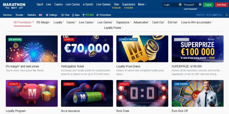 Marathonbet bonus za spletne športne stave