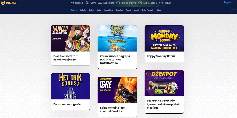 Mozzart bet bonus online športových stávo