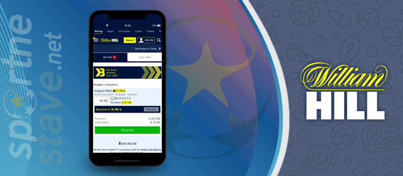 William Hill mobilne športne stave