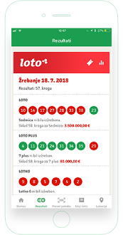 Mobilna aplikacija Super Loto